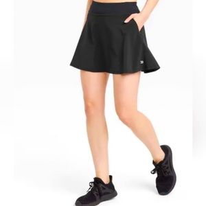 Women’s flex active skirt high-rise All in Motion tennis black size L new
